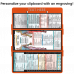 WhiteCoat Clipboard® Trifold - Orange Occupational Therapy Edition
